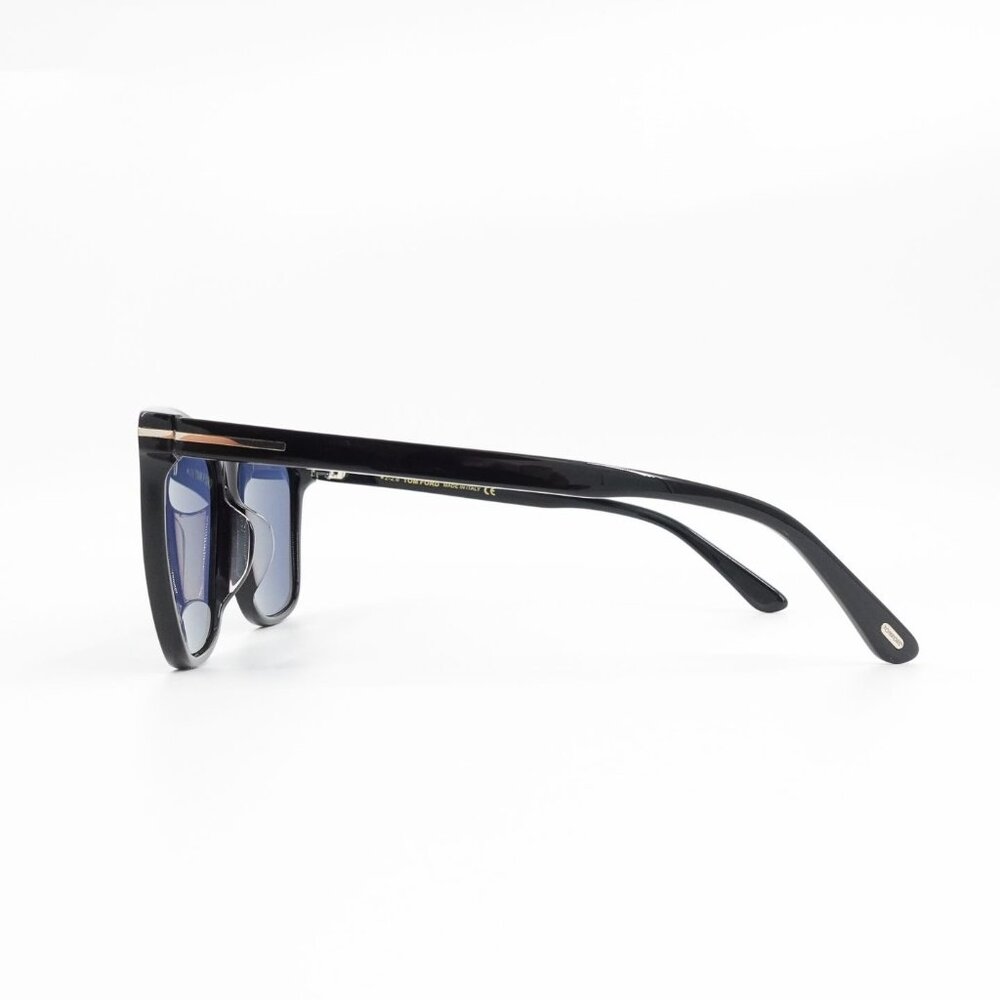 Tom Ford TF0832 Fletcher Square Sunglasses Blue Black OS - Picture 5 of 16